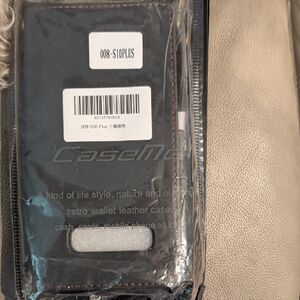 Black Leather Wallet Phone Case for Samsung S10 Plus